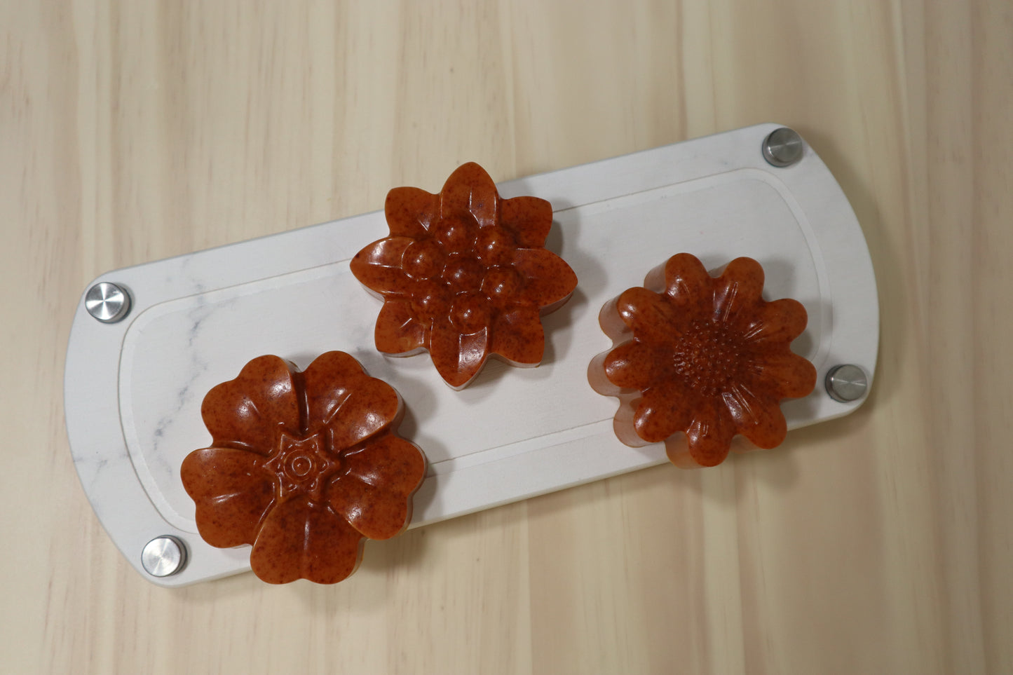 Golden Glow Floral Soap