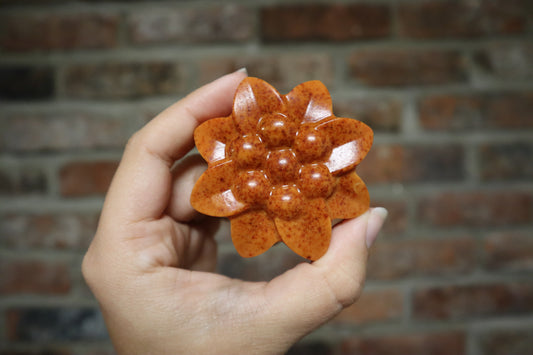 Golden Glow Floral Soap