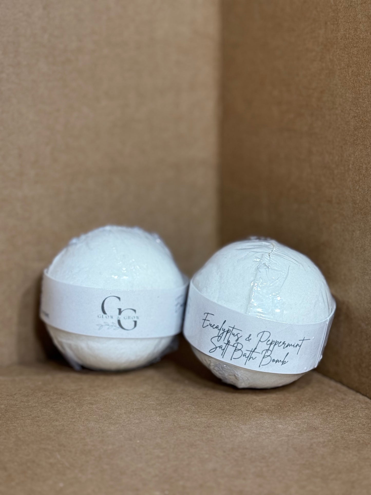 Eucalyptus & Peppermint – Salt Bath Bomb