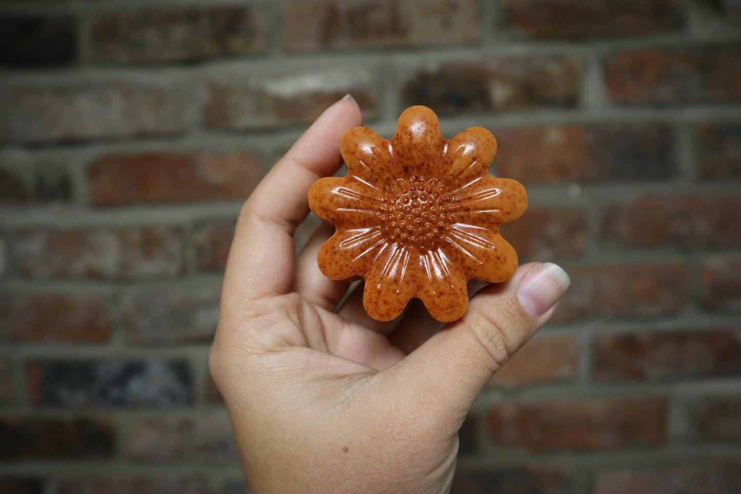 Golden Glow Floral Soap