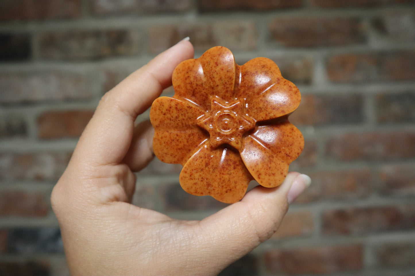 Golden Glow Floral Soap